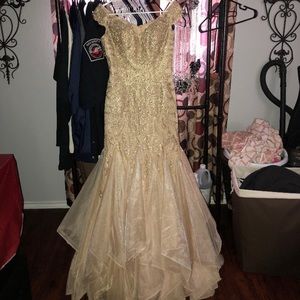 Champagne Sheri Hill Dress